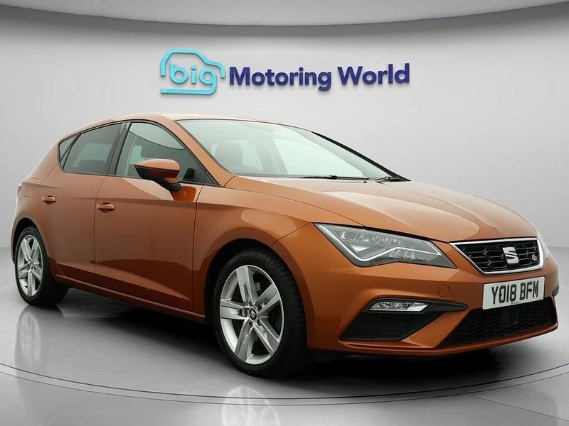 Orange Used 2018 Seat Leon FR Hatchback | £11,600 (Fair price) - Image 1/4