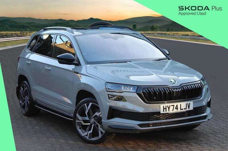 Grey Used 2024 Skoda Karoq SportLine SUV | £31,900 (Expensive) - Image 1/4