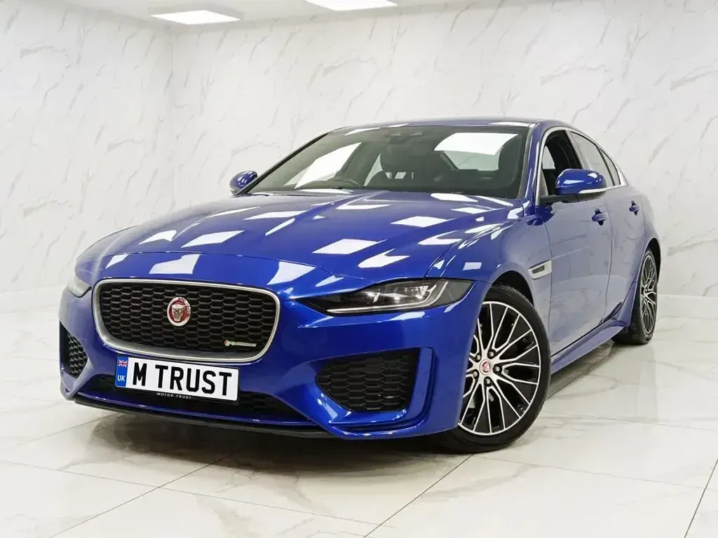 Used Jaguar XE R-Dynamic 300 HP (220 kW) 2020 Blue Sedan
