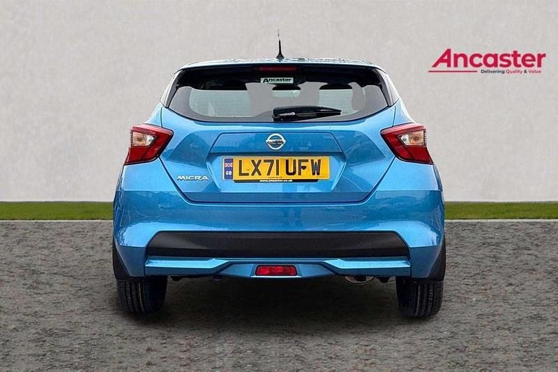 Used Nissan Micra Acenta 91 HP (66 kW) 2021 Blue Hatchback