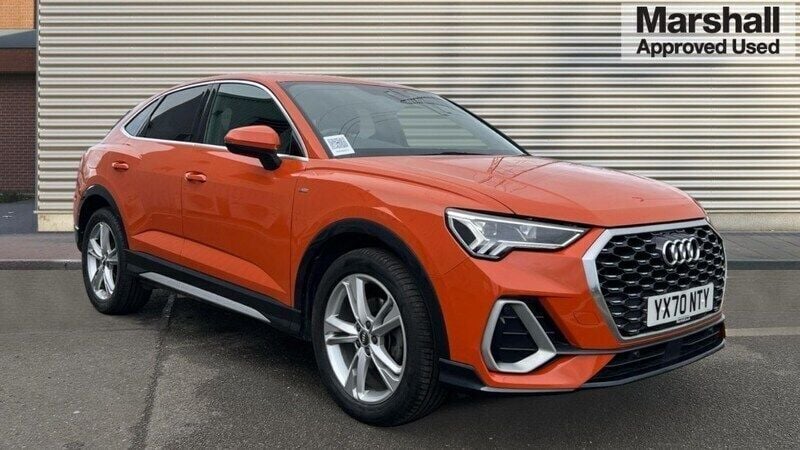 Orange Used 2020 Audi Q3 S-Line SUV | £25,300 (Fair price) - Image 1/4
