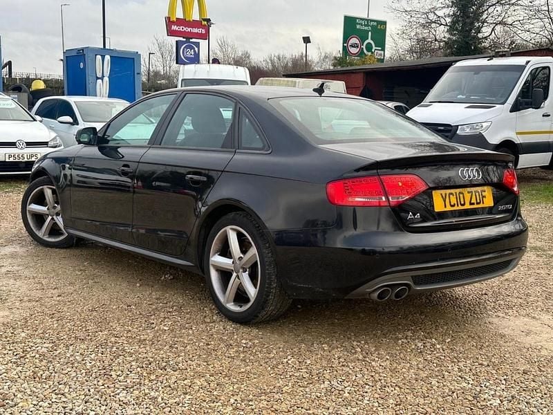 Used Audi A4 S-Line 143 HP (105 kW) 2010 Black Sedan