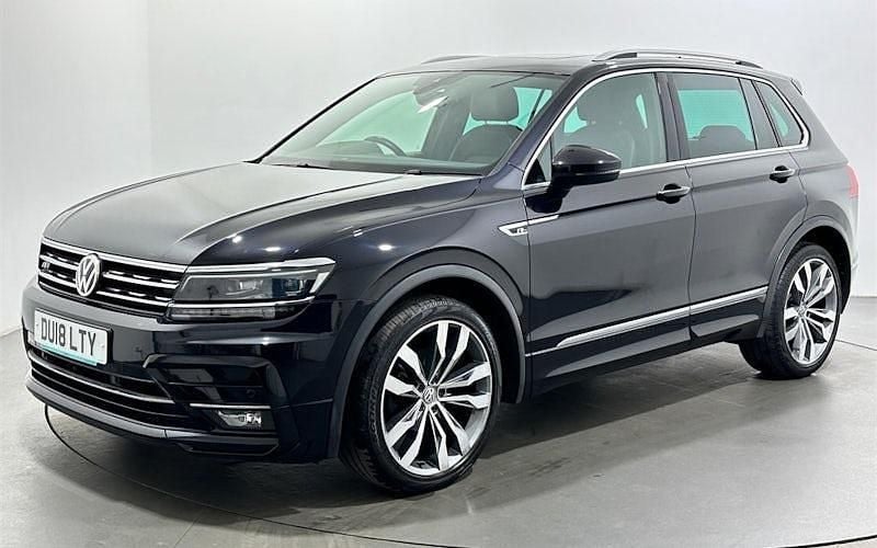Used VW Tiguan R-line 150 HP (110 kW) 2018 Black SUV