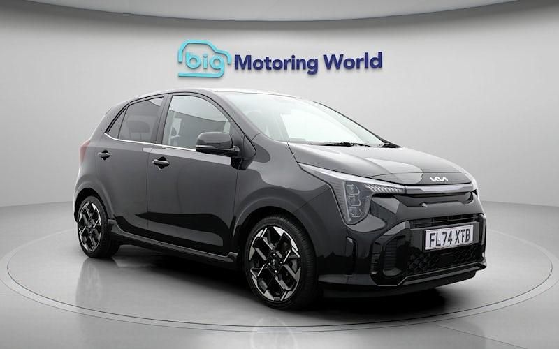 Used Kia Picanto GT-Line S 77 HP (56 kW) 2024 Black Hatchback