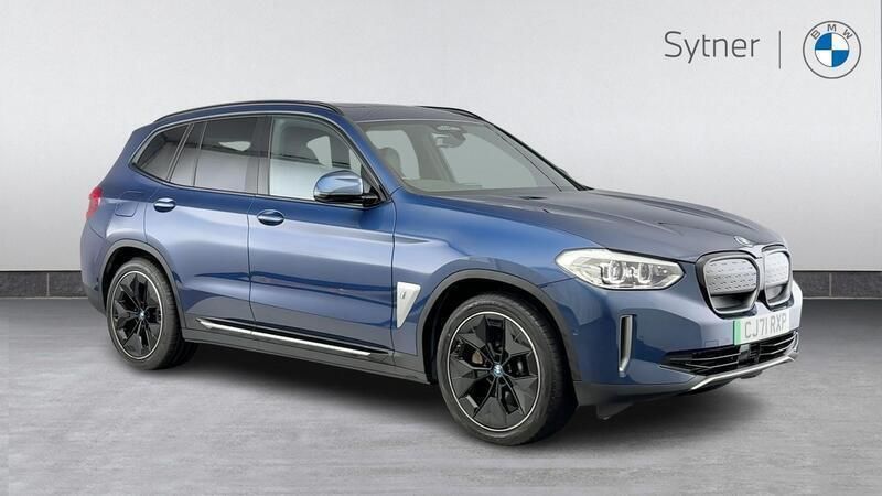 Blue Used 2021 BMW iX3 Shadowline SUV | £24,500 (Fair price) - Image 1/4