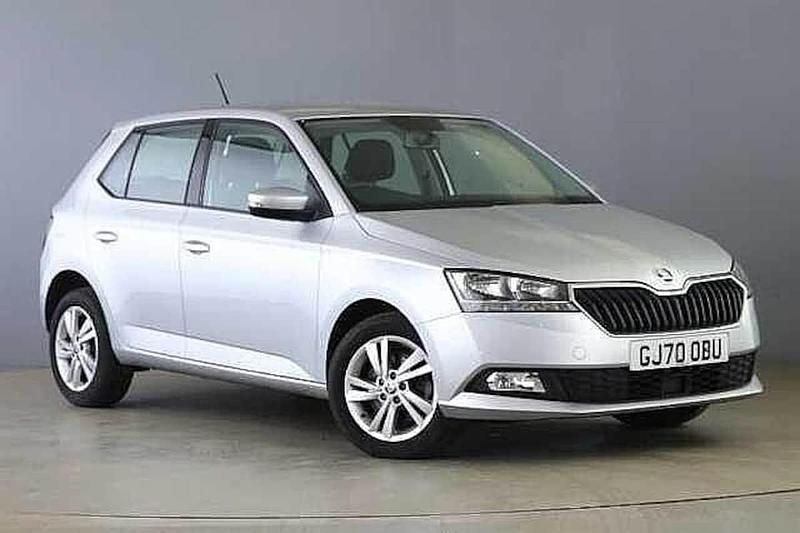 Brilliant silver metallic Used 2020 Skoda Fabia SE Hatchback | £9,395 (Fair price) - Image 1/4