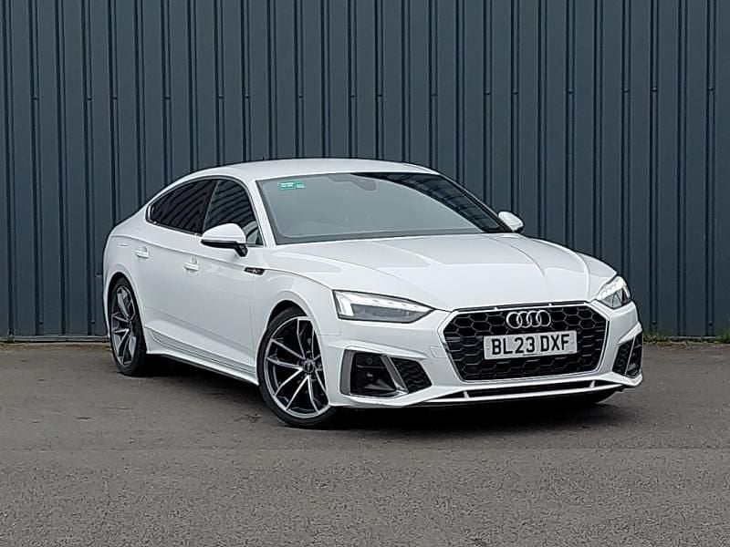 Used Audi A5 S-Line 150 HP (110 kW) 2023 White Coupe
