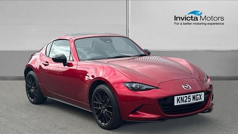 Red Used 2025 Mazda MX5 Homura-Line Cabriolet | £29,750 (Fair price) - Image 1/4