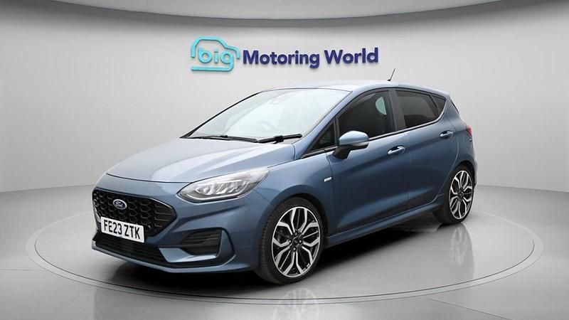 Used Ford Fiesta ST-Line X 125 HP (91 kW) 2023 Blue Hatchback