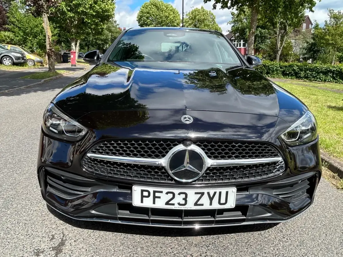 Used Mercedes C220 AMG line 2023 Black Sedan