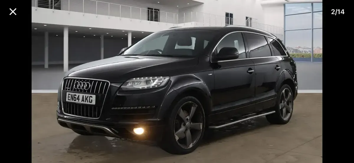 Used Audi Q7 S-Line 245 HP (180 kW) 2015 Black SUV