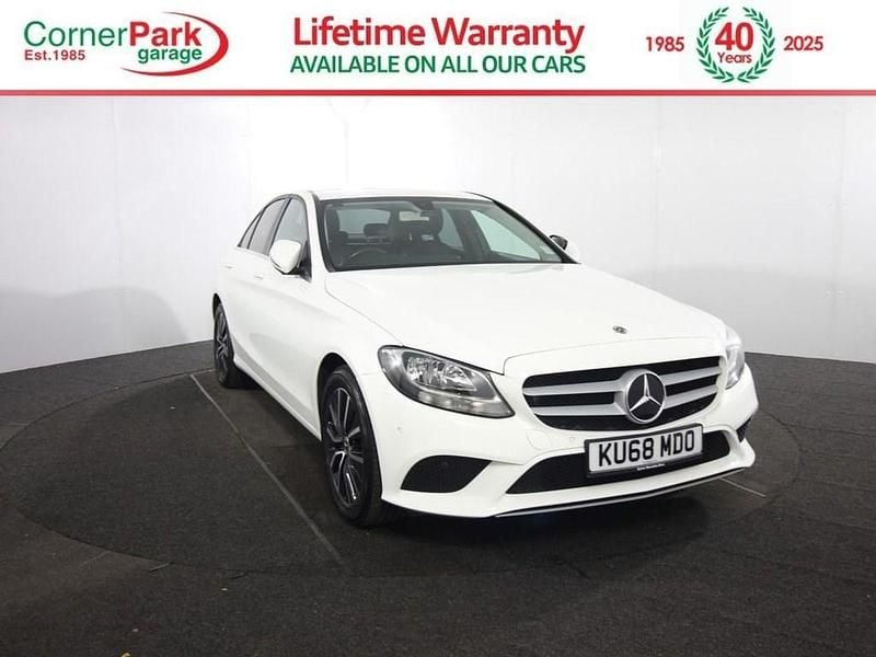 White Used 2018 Mercedes C200 SE Sedan | £12,699 (Good price) - Image 1/4