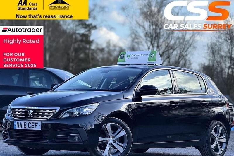 Used Peugeot 308 Allure 130 HP (95 kW) 2018 Black Hatchback