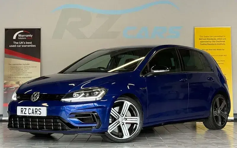 Used VW Golf VII R 300 HP (220 kW) 2019 Blue Hatchback