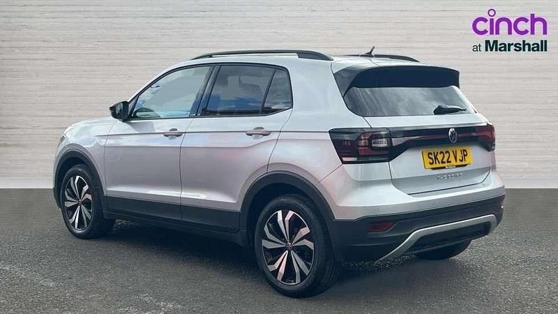 Used VW T-Cross Black Edition 110 HP (80 kW) 2022 Silver SUV