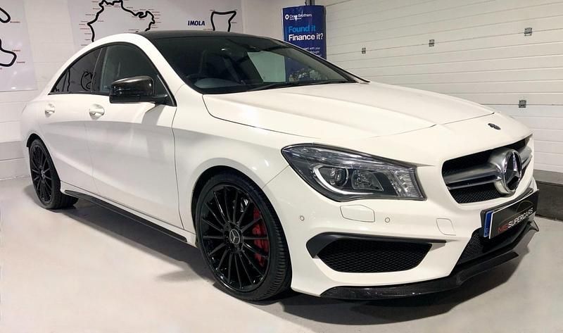 White Used 2014 Mercedes CLA45 AMG Sedan | £14,985 (Fair price) - Image 1/4