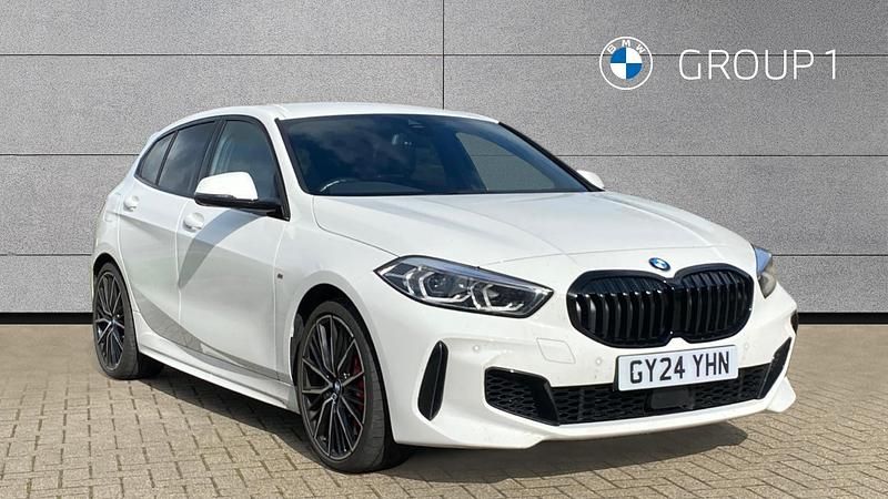 White Used 2024 BMW 128 Shadowline Hatchback | £26,495 (Fair price) - Image 1/4