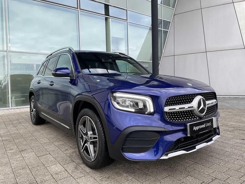 Used Mercedes GLB200 AMG Line Premium 150 HP (110 kW) 2022 Blue SUV
