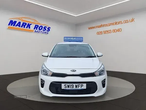 Used Kia Rio 84 HP (61 kW) 2019 White Hatchback