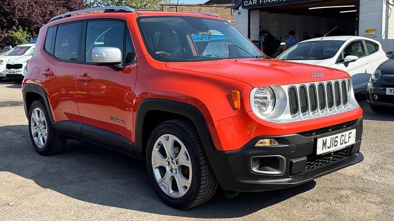 Orange Used 2016 Jeep Renegade Limited SUV | £7,795 (Fair price) - Image 1/4
