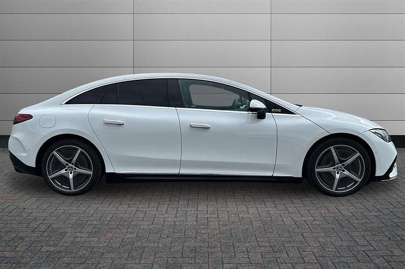 Used Mercedes EQE300 AMG Line Premium 180 kW (245 HP) 2024 Opalite white metallic Sedan