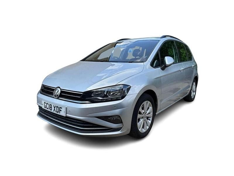 Silver Used 2018 VW Golf Sportsvan SE MPV | £9,800 (Good price) - Image 1/4