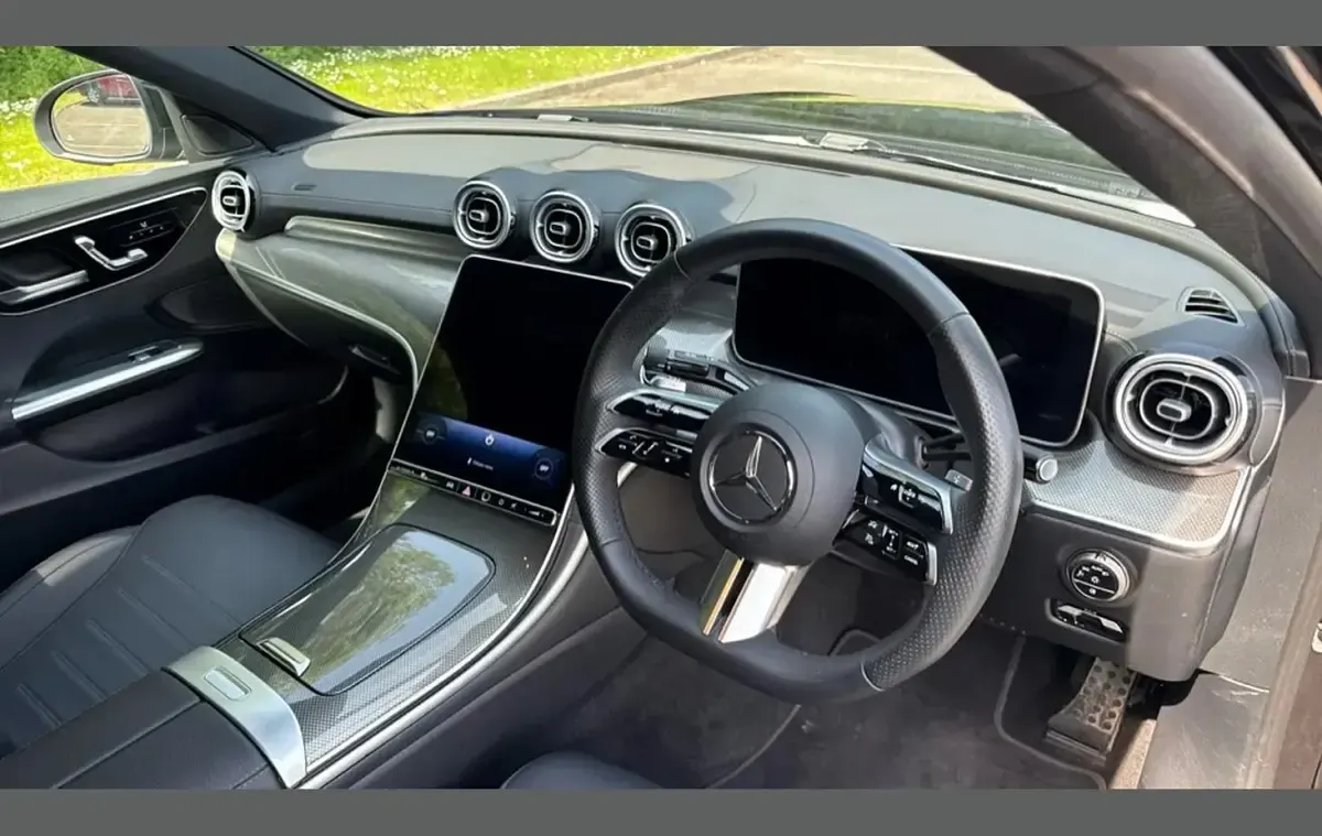 Used Mercedes C200 AMG line 200 HP (147 kW) 2025 Black Sedan