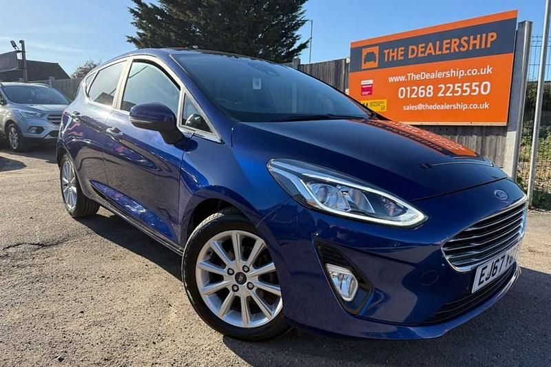 Blue Used 2017 Ford Fiesta Titanium Hatchback | £6,390 (Fair price) - Image 1/1
