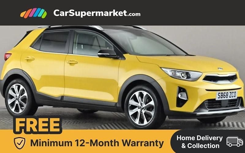 Yellow Used 2017 Kia Stonic First Edition SUV | £10,697 (Fair price) - Image 1/4