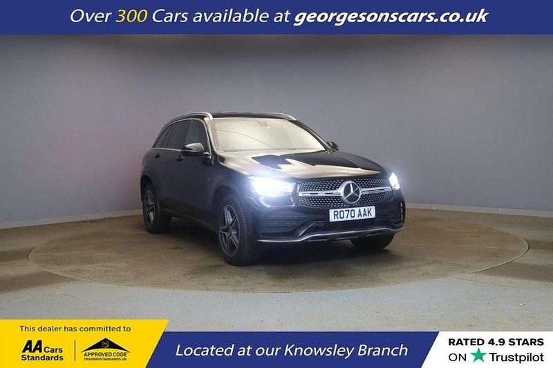 Used Mercedes GLC300 AMG line 2020 Black Estate