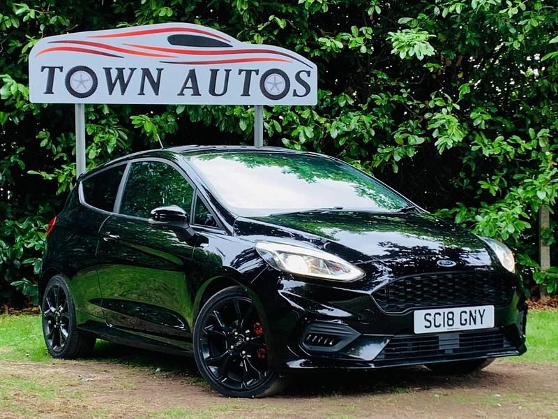 Black Used 2018 Ford Fiesta ST-Line Hatchback | £6,790 (Fair price) - Image 1/4