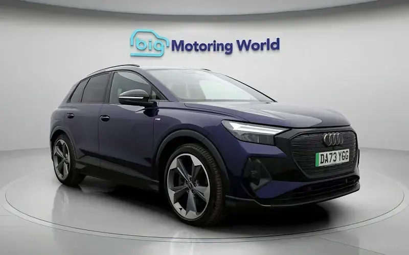 Used Audi Q4 e-tron Black Edition 150 kW (204 HP) 2023 Blue SUV
