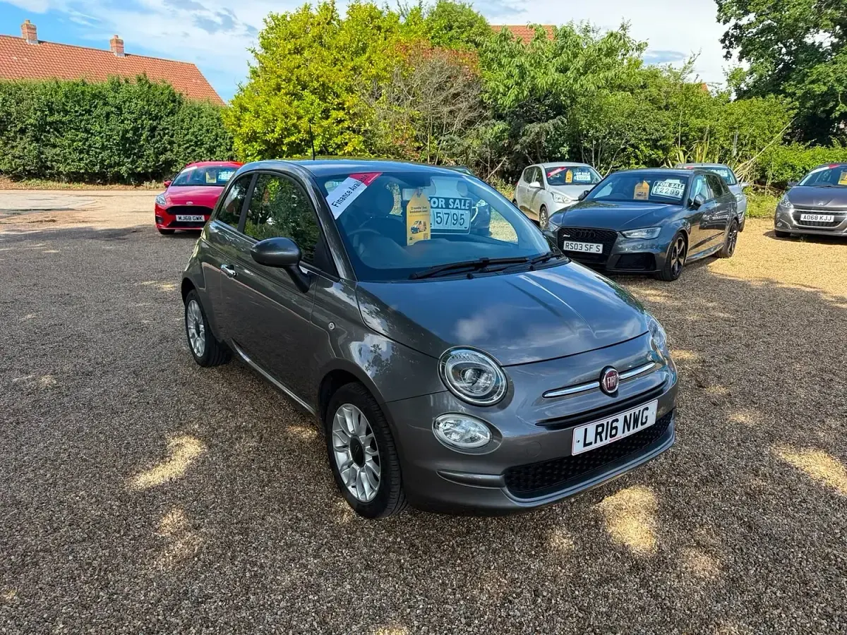 Used Fiat 500 Pop Star 69 HP (50 kW) 2016 Grey Hatchback