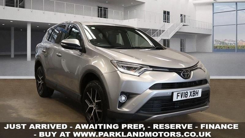 Silver Used 2018 Toyota RAV4 SUV | £12,795 (Good price) - Image 1/4