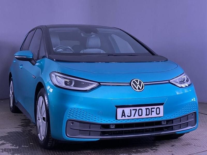 Used VW ID.3 Pro Performance 150 kW (204 HP) 2020 Blue Hatchback