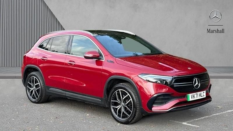 Red Used 2021 Mercedes EQA300 AMG Line Premium SUV | £23,195 (Fair price) - Image 1/4
