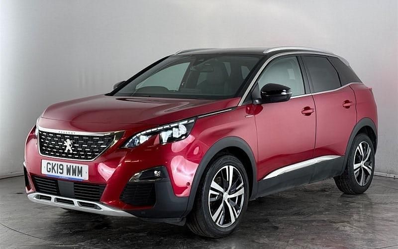 Used Peugeot 3008 GT-line 131 HP (96 kW) 2019 Red Estate