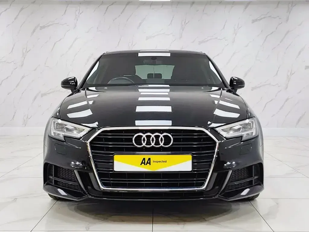 Used Audi A3 Sportback S-Line 150 HP (110 kW) 2019 Black Hatchback