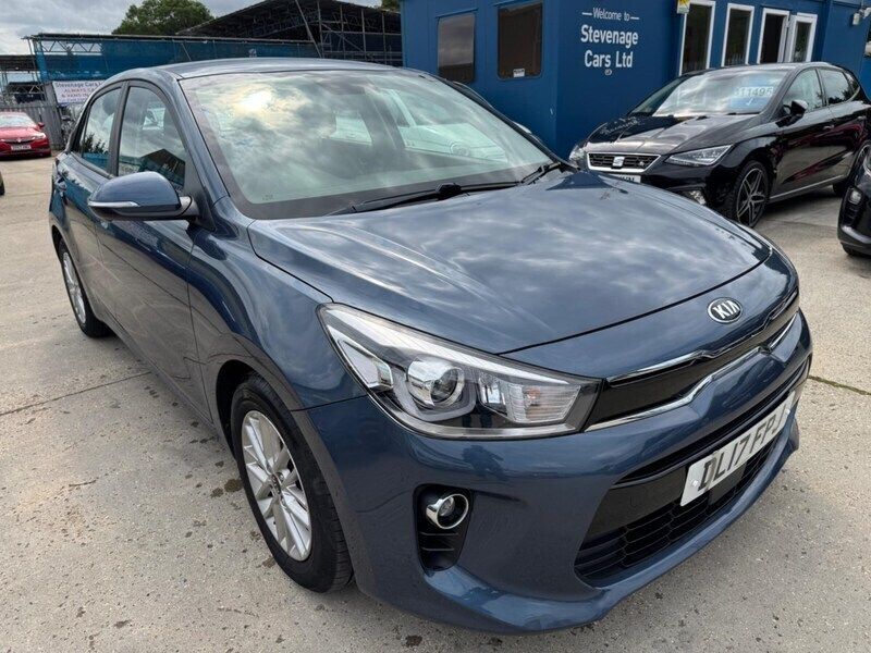 Blue Used 2017 Kia Rio 2 Hatchback | £7,995 (Fair price) - Image 1/4