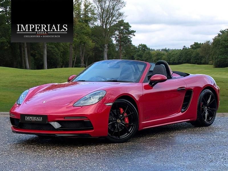 Used Porsche 718 Boxster 2018 Red Cabriolet