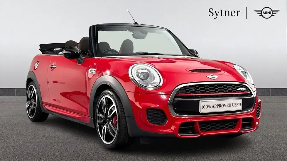 Used Mini John Cooper Works Cabriolet 228 HP (167 kW) 2018 Red Cabriolet