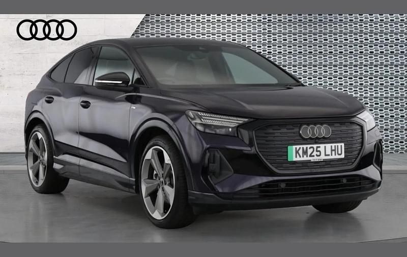 Other Used 2025 Audi Q4 Sportback e-tron Black Edition SUV | £37,630 - Image 1/4