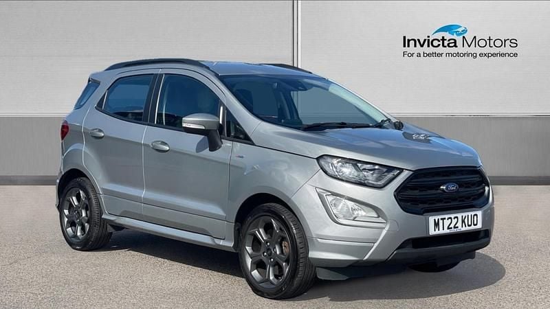 Silver Used 2022 Ford Ecosport ST-Line SUV | £11,950 (Fair price) - Image 1/4