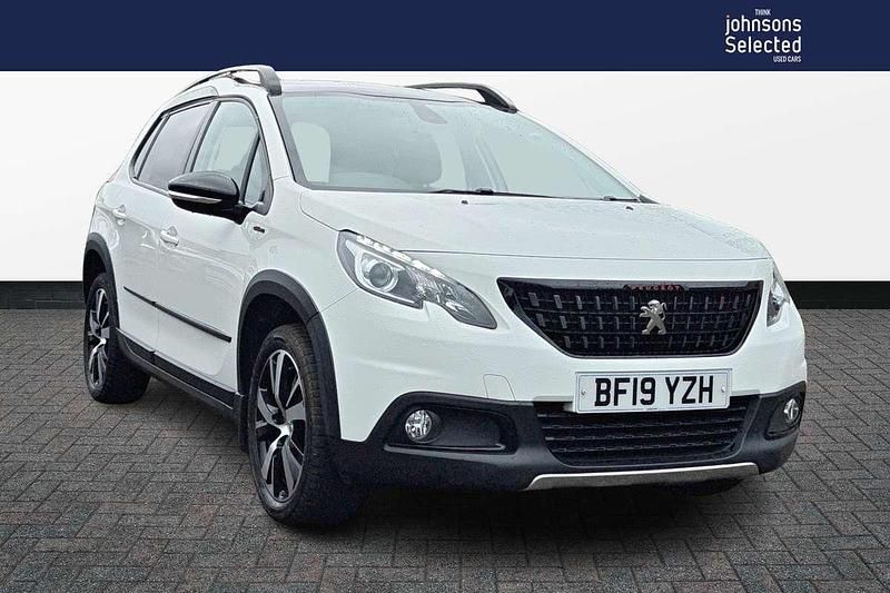 White Used 2019 Peugeot 2008 GT-line SUV | £9,595 (Super price) - Image 1/4