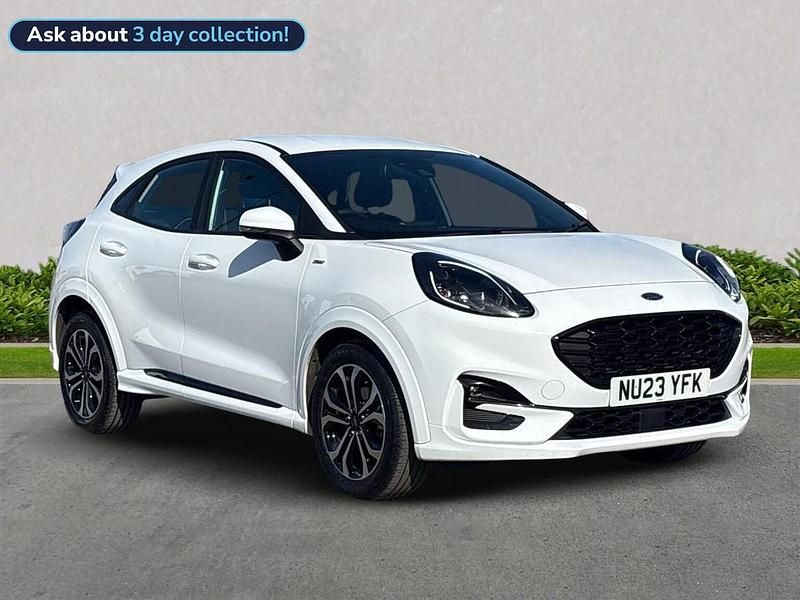 White Used 2023 Ford Puma Gen-E ST-Line Hatchback | £15,499 (Good price) - Image 1/4