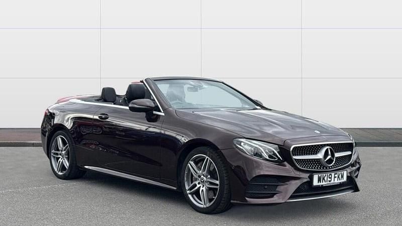 Red Used 2019 Mercedes E300 AMG line Cabriolet | £21,977 (Fair price) - Image 1/3