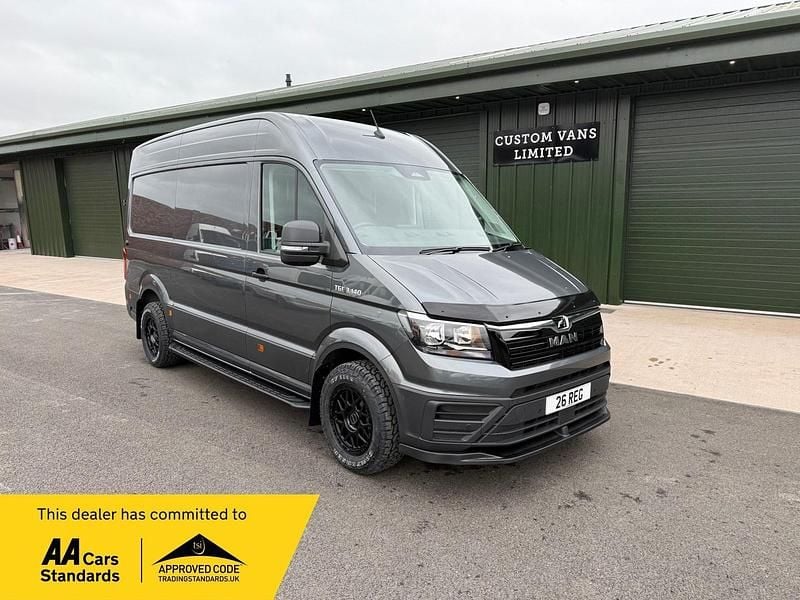New MAN TGE 2026 Grey Van