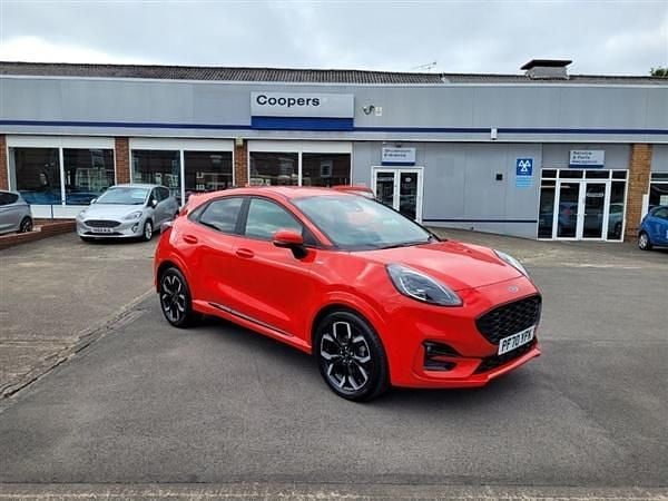 Race red Used 2021 Ford Puma ST-Line X Hatchback | £15,699 (Fair price) - Image 1/1