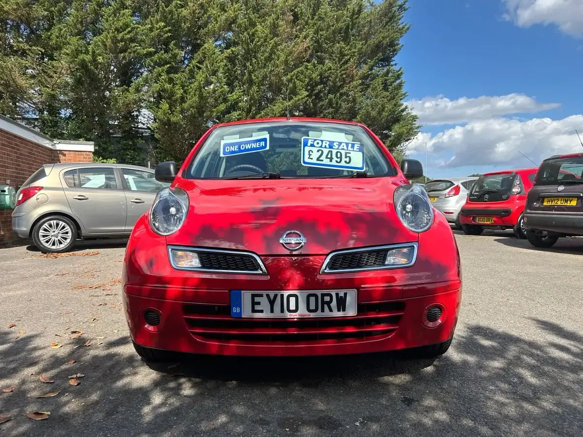 Used Nissan Micra Visia 65 HP (47 kW) 2010 Red Hatchback