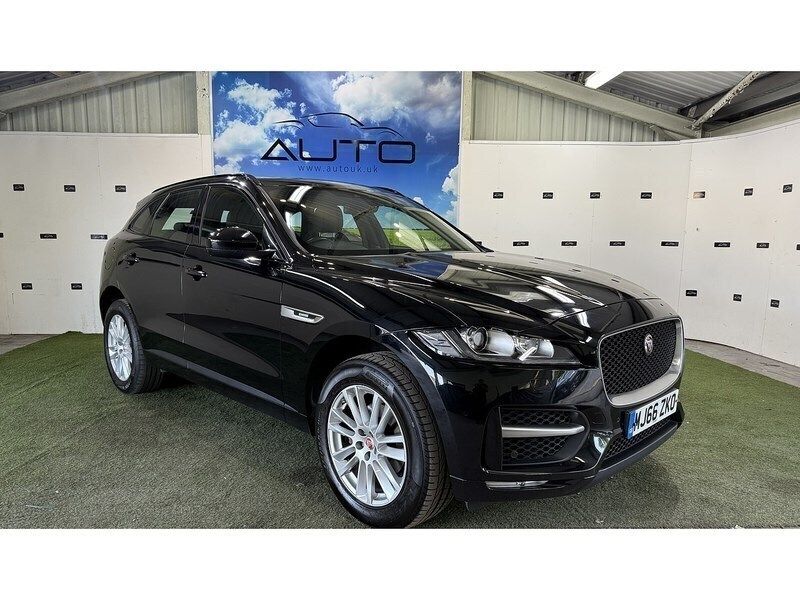 Black Used 2016 Jaguar F-Pace R-Sport SUV | £10,495 (Fair price) - Image 1/4